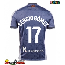 Camisa de Futebol Real Sociedad Sergio Gomez #17 Equipamento Secundário 2025-26 Manga Curta